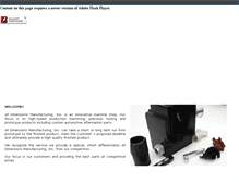 Tablet Screenshot of alldimensionsmfg.com